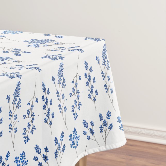 Toalha de Mesa Folha Azul (Posição Original)