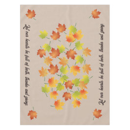 Toalha De Mesa Folha de outono espalhada Folha de Ação de Graças