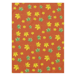 Toalha De Mesa Folhas Amarelas e Verdes do outono