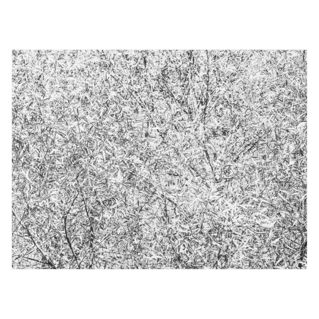 Toalha De Mesa Folhas de árvores selvagens. Abstrato da Natureza (Frente (Horizontal))