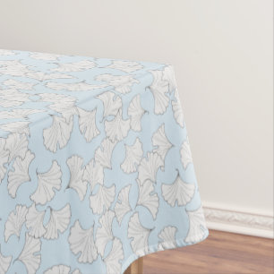 Toalha De Mesa Folhas de ginkgo elegantes com cor de fundo person
