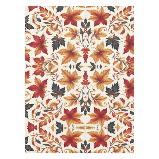 Toalha De Mesa Folhas de Outono (Frente)