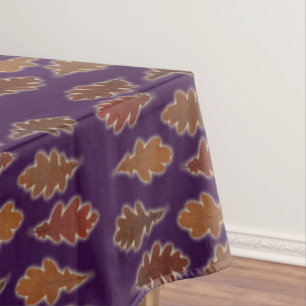 Toalha De Mesa Folhas de outono com fulgor na cor feita sob