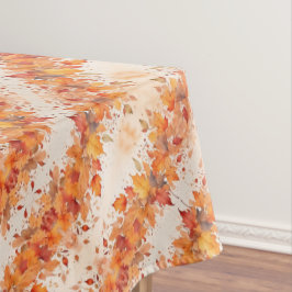 Toalha De Mesa Folhas de outono Douradas