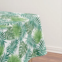 Folhas de Palmeira Botânica Tropical Estampado