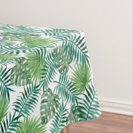 Toalha De Mesa Folhas de Palmeira Botânica Tropical Estampado