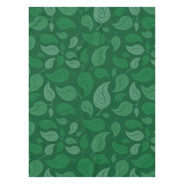 Toalha De Mesa Folhas verdes (Frente)