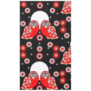 Toalha De Mesa Folk Art Owl