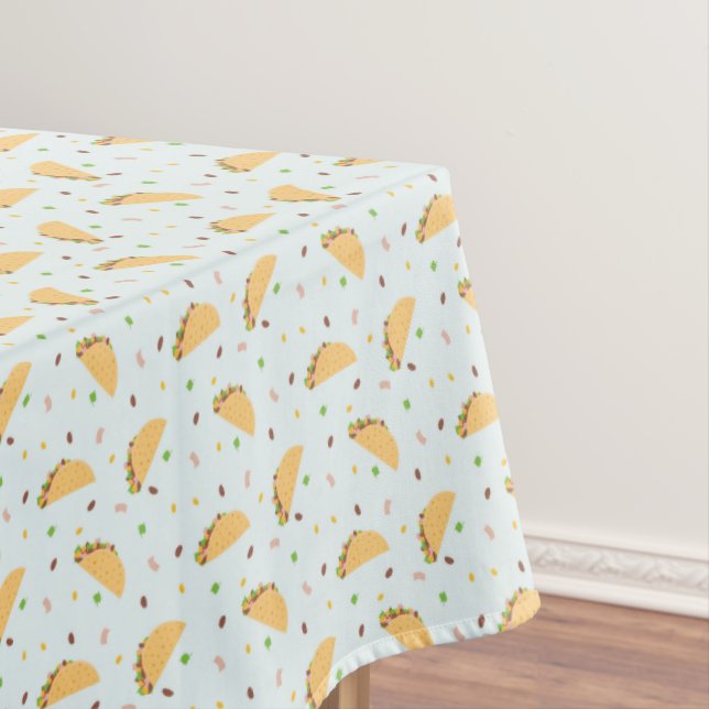 Toalha De Mesa Fome Pelo Padrão Dos Tacos (Posição Original)