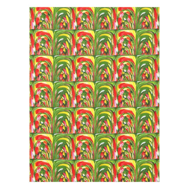 Toalha De Mesa Fontes de tulipas (Frente)