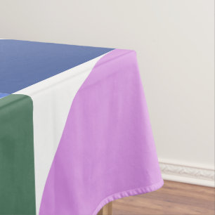 Toalha De Mesa Formas Geométricas Modernas Coloridas Bonitas Azu