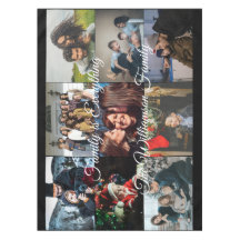 Fotografias personalizadas Nome da família 9 Fotog