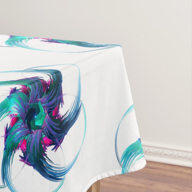 Toalha De Mesa Fractal Fantasy Swirls Tablecloth (Posição Original)