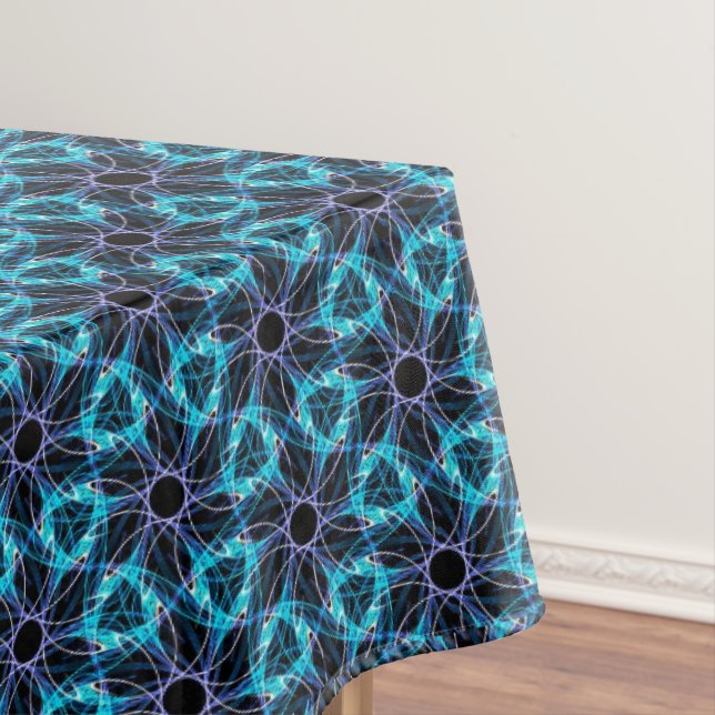 Toalha De Mesa Fractal Glow Tablecloth (Posição Original)
