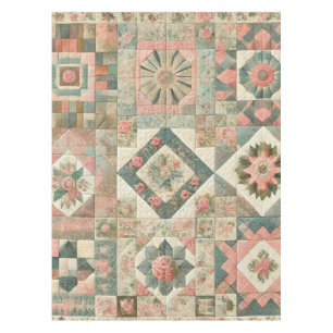 Toalha De Mesa Frasco verde e cor-de-rosa cor-de-rosa Inclinação