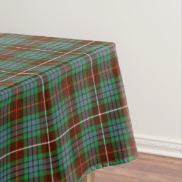 Toalha De Mesa Fraser de Lovat Green e Brown caçando Tartan