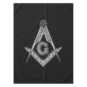 Toalha De Mesa Freemason (preto)