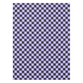 Toalha De Mesa French lilac checkerboard pattern