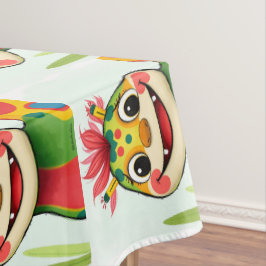 Toalha De Mesa „Fröhlicher Dschungeldrache – Bunt und Glücklich“