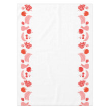 Fronteira de Frutas de Cozinha Rosa Vintage – Gran