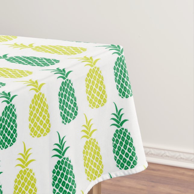 Toalha De Mesa Fruta Amarela Verde-Amarela-Havaiana Tropical (Posição Original)