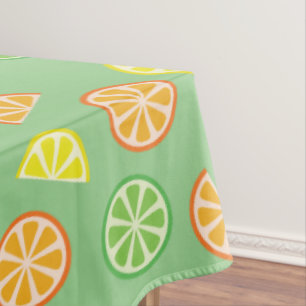Toalha De Mesa Fruta de Citrus Fatia Cute Primeiro Limão de Limão