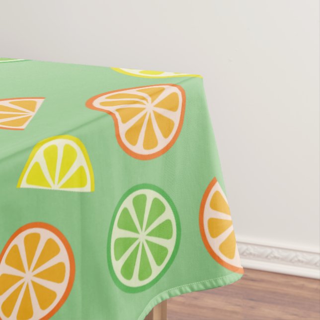 Toalha De Mesa Fruta de Citrus Fatia Cute Primeiro Limão de Limão (Posição Original)