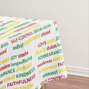 Toalha De Mesa Fruta Espiritual do Espião Cristão