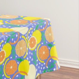 Toalha De Mesa Frutas cítricas modernas confetes verão Costa Amal