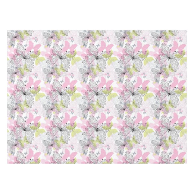 Toalha De Mesa Fundo com borboleta (Frente (Horizontal))