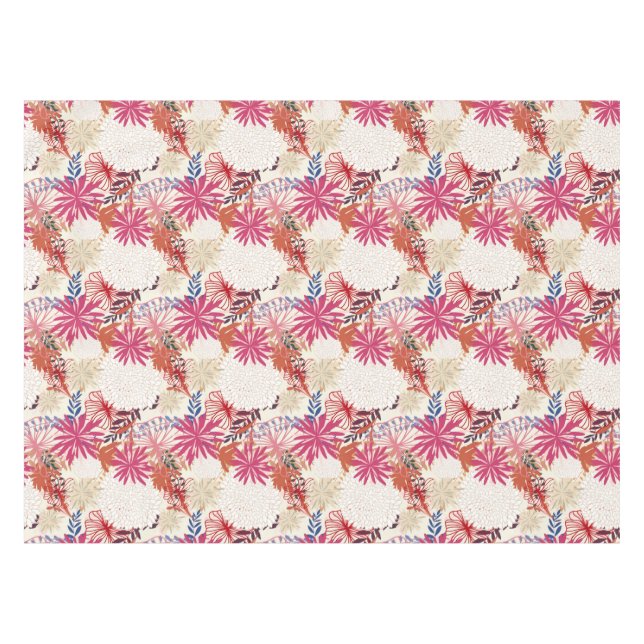 Toalha De Mesa Fundo floral 3 (Frente (Horizontal))