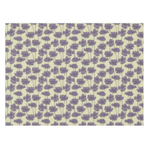 Toalha De Mesa Fundo floral do teste padrão do vintage da arte