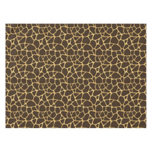 Toalha De Mesa Fundo manchado girafa