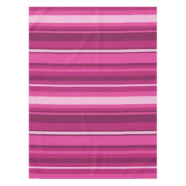 Toalha De Mesa Fuschia stripes