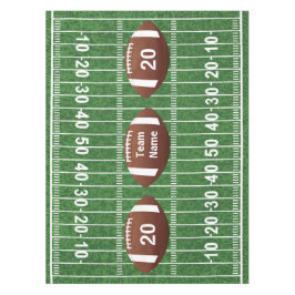 Toalha De Mesa Futebol Field e Balls Design Tablecloth