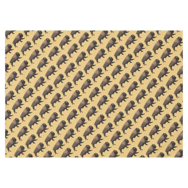 Toalha De Mesa Galloping Bison (Frente (Horizontal))