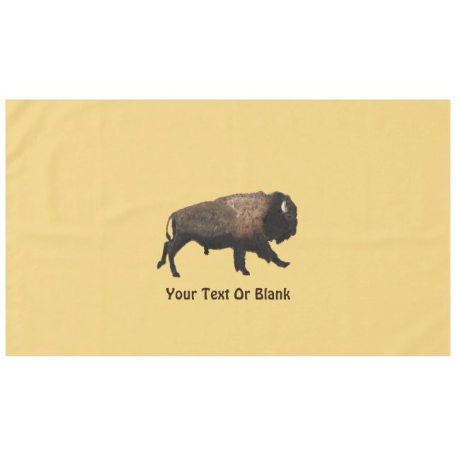 Toalha De Mesa Galloping Bison (Frente (Horizontal))