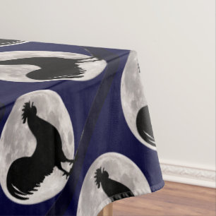 Toalha De Mesa Galo no Luar