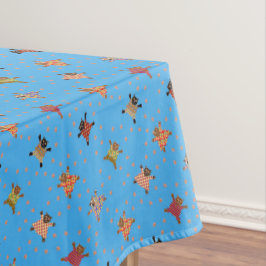 Toalha De Mesa Gatos Vestidos, Fazer-Pata Imprime na Água