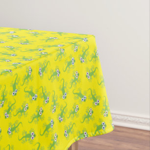 Toalha De Mesa Gecko Lizards Festa de aniversário Cute Kids Table