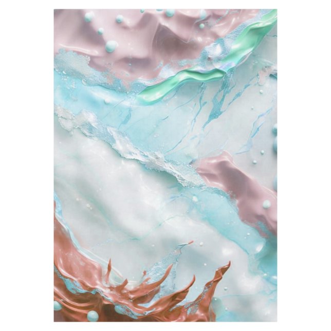 Toalha De Mesa Gelato - Branco (Frente)