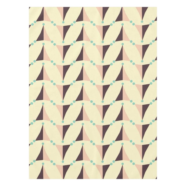 Toalha De Mesa Geometric pattern in retro vibe (Frente)