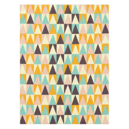 Toalha De Mesa Geometric pattern of multi-colored triangles 