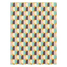 Toalha De Mesa Geometric pattern with overlapping half-circles