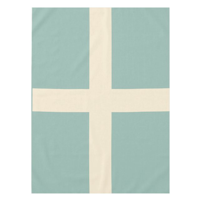 Toalha De Mesa Geométrico Moderno de Meados do Século  (Frente)