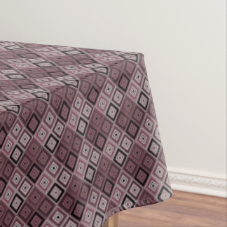 Toalha De Mesa Geometry ethnic patchwork brown burgundy