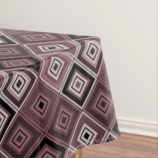 Toalha De Mesa Geometry ethnic patchwork brown burgundy