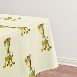 Toalha De Mesa Girafa bonito do bebê