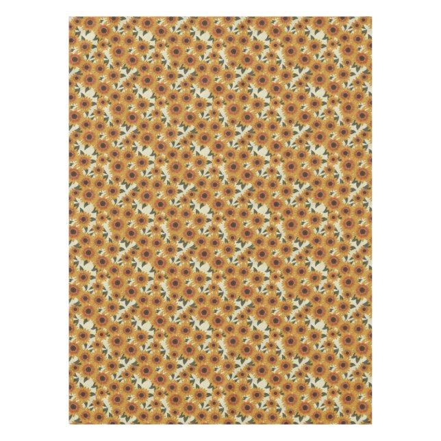 Toalha De Mesa Girassóis de Verão (Frente)