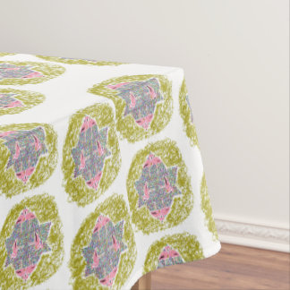 Toalha De Mesa Glam Pink Hanukkah flamingos beach